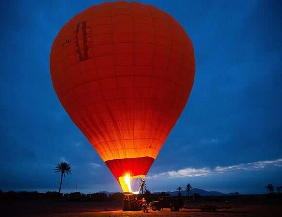 Hot Air Balloon Ride from Marrakech with Berber Breakfast and Desert Camel Experience